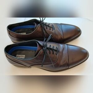 Johnston & Murphy Danridge Cap Toe Oxford – Brown – Men’s 9.5 M